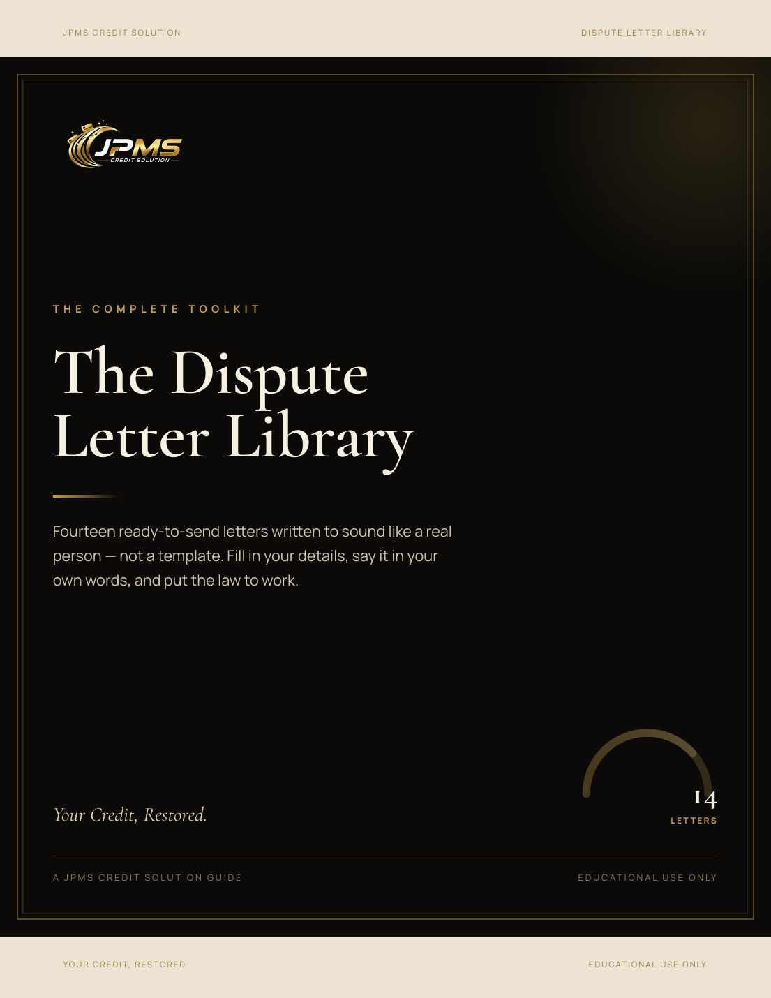 Dispute Letter Library