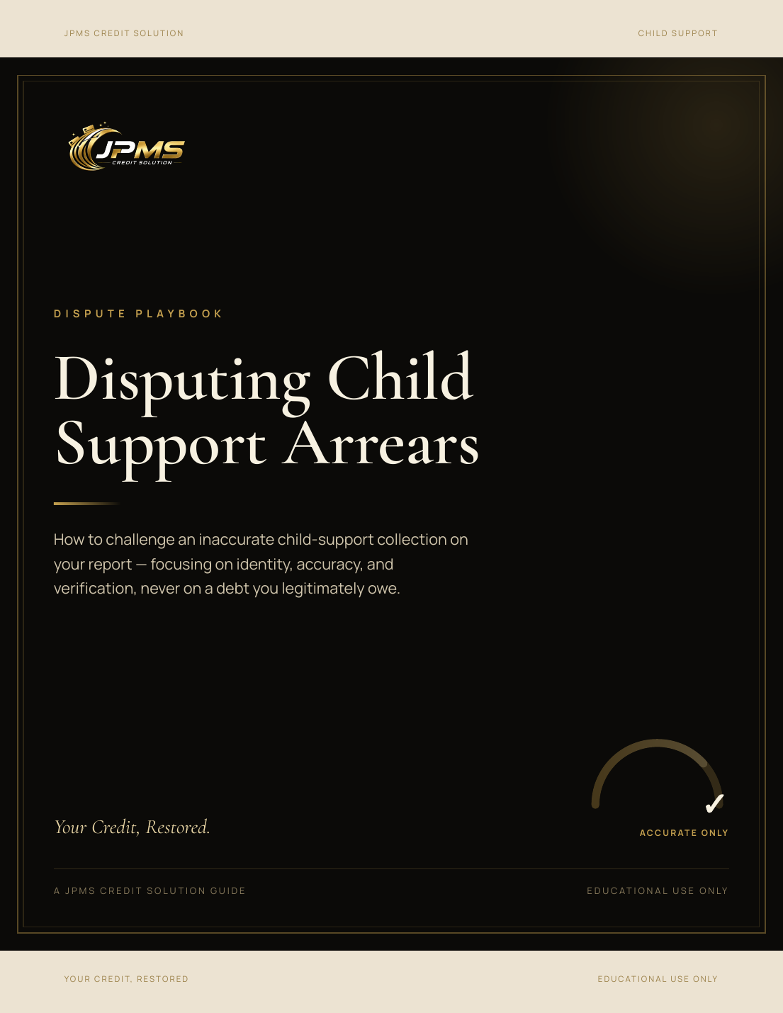 Disputing Child Support
